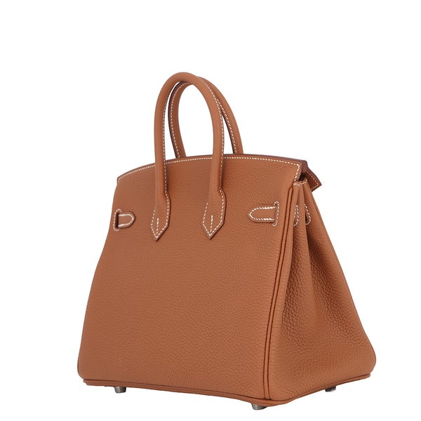エルメス バーキン25 ゴールド/シルバー金具 トゴ G刻印 HERMES Birkin ハンドバッグ