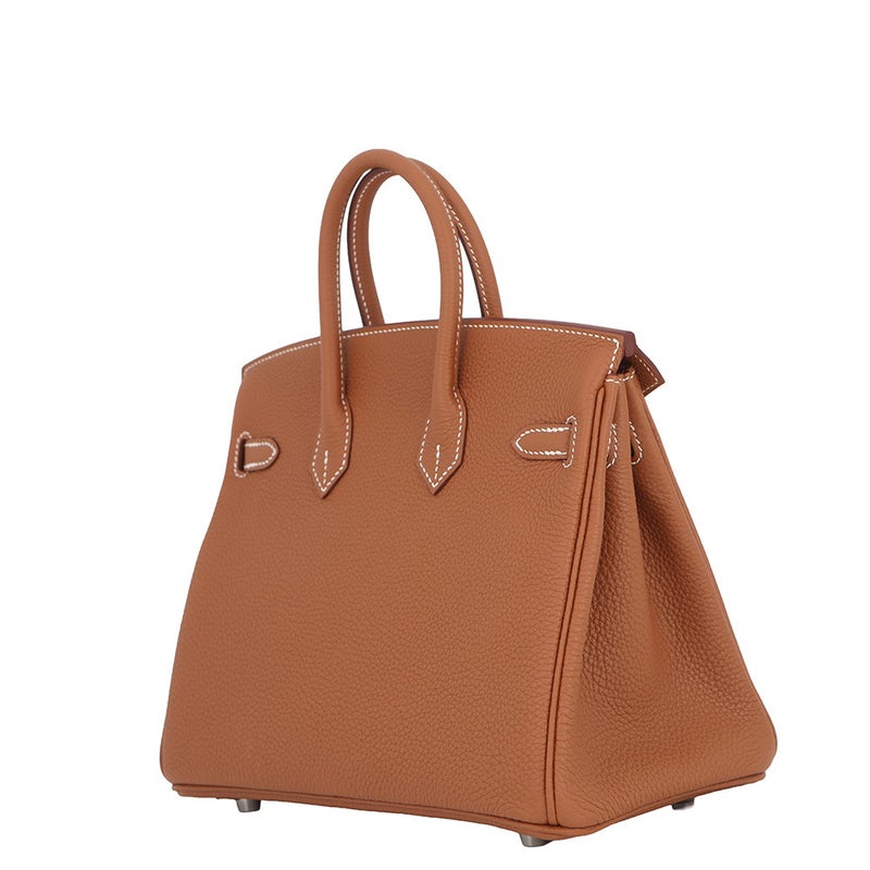 エルメス バーキン25 ゴールド/シルバー金具 トゴ G刻印 HERMES Birkin ハンドバッグ