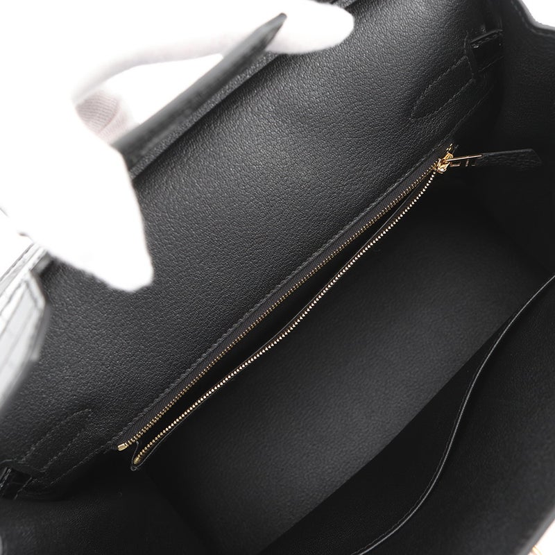 エルメス バーキン30 タッチ ブラック/ピンクゴールド金具 トゴ/ニロティカスシャイン Y刻印 HERMES Birkin ハンドバッグ