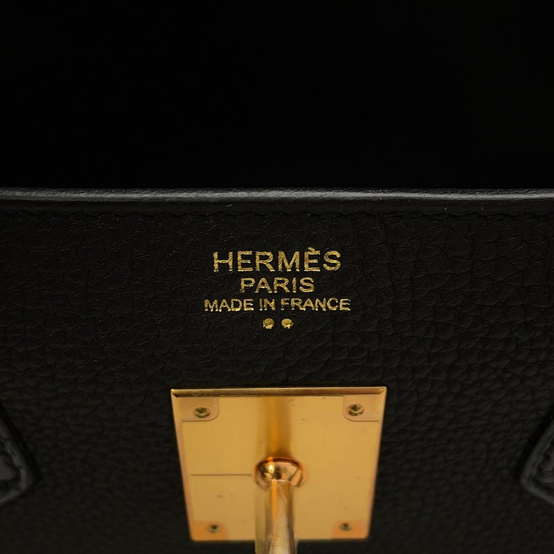 エルメス バーキン30 タッチ ブラック/ピンクゴールド金具 トゴ/ニロティカスシャイン Y刻印 HERMES Birkin ハンドバッグ