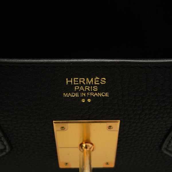 エルメス バーキン30 タッチ ブラック/ピンクゴールド金具 トゴ/ニロティカスシャイン Y刻印 HERMES Birkin ハンドバッグ
