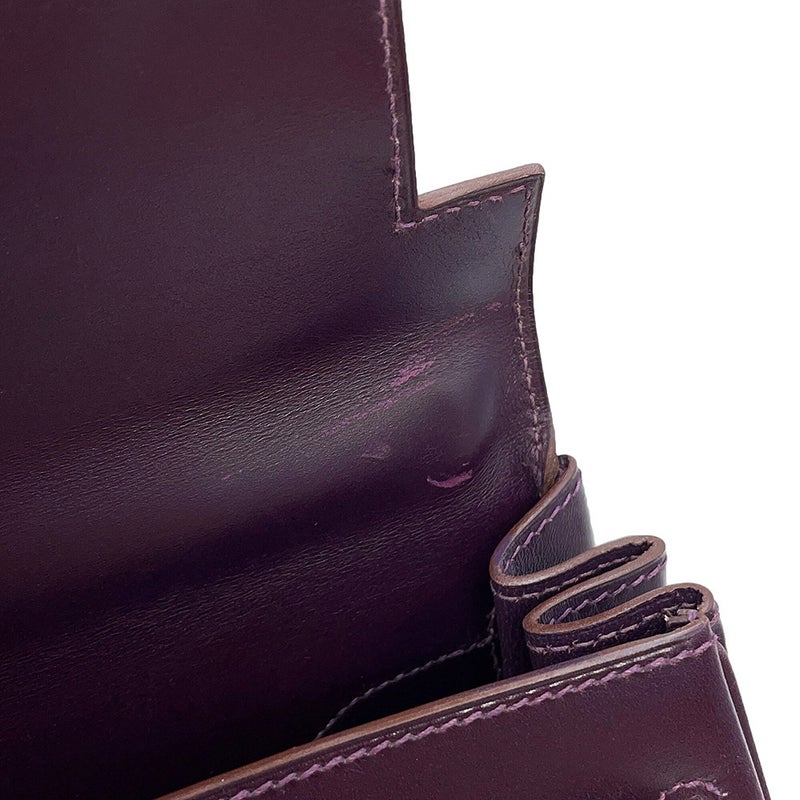 エルメス ハンドバッグ ケリー32 内縫い レザン/マルチカラー/シルバー金具 ヴィブラート/ボックスカーフ □J刻印 HERMES 2way