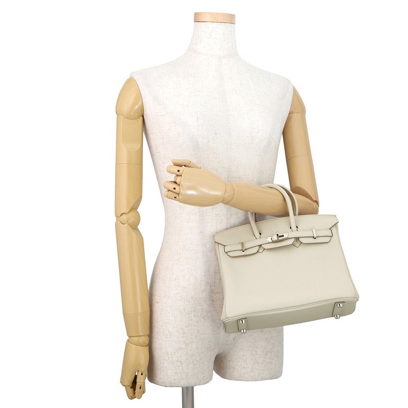 エルメス バーキン25 ベトン/シルバー金具 トゴ C刻印 HERMES Birkin ハンドバッグ