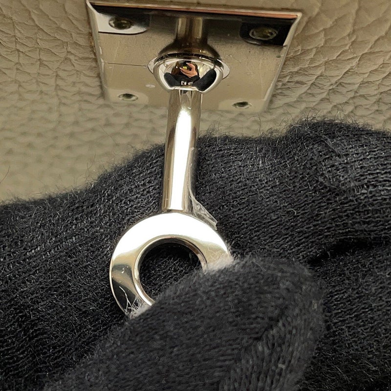 エルメス バーキン25 ベトン/シルバー金具 トゴ C刻印 HERMES Birkin ハンドバッグ