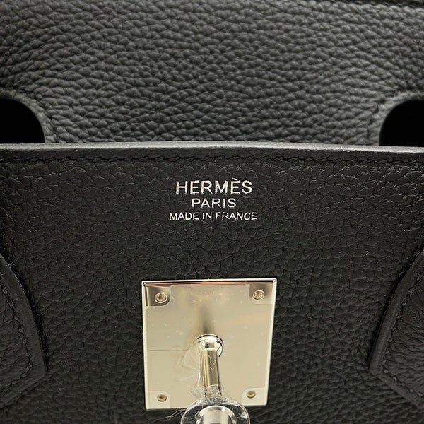 エルメス バーキン30 ブラック/シルバー金具 トゴ G刻印 HERMES Birkin ハンドバッグ