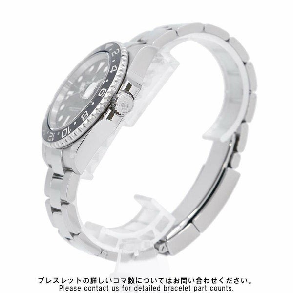 ロレックス GMTマスター2 デイト ランダムシリアル ルーレット 116710LN ROLEX 腕時計 黒文字盤