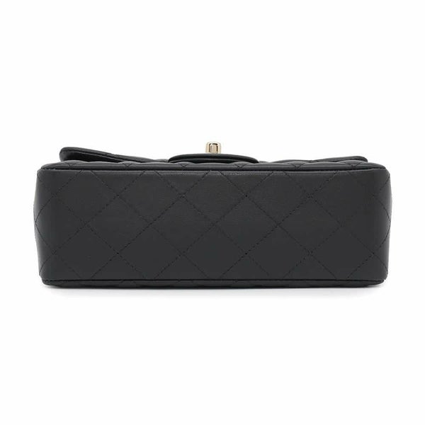 シャネル チェーンショルダーバッグ ミニ マトラッセ 20 ココマーク ラムスキン A69900 CHANEL 黒 フラップ