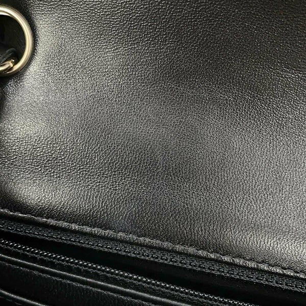 シャネル チェーンショルダーバッグ ミニ マトラッセ 20 ココマーク ラムスキン A69900 CHANEL 黒 フラップ