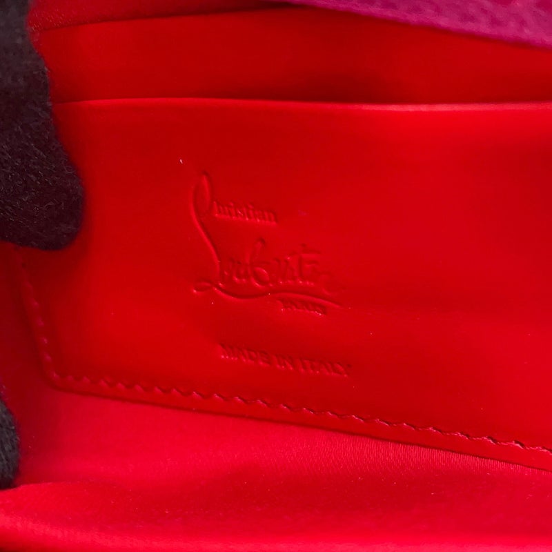 クリスチャン・ルブタン チェーンショルダーバッグ ルビットツイスト パテントレザー Christian Louboutin 2wayクラッチ