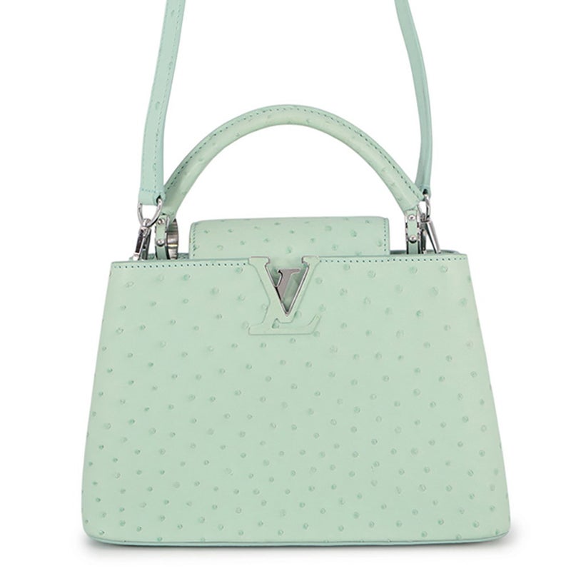 ルイヴィトン ハンドバッグ オーストリッチ カプシーヌ BB LOUIS VUITTON 2way ショルダーバッグ