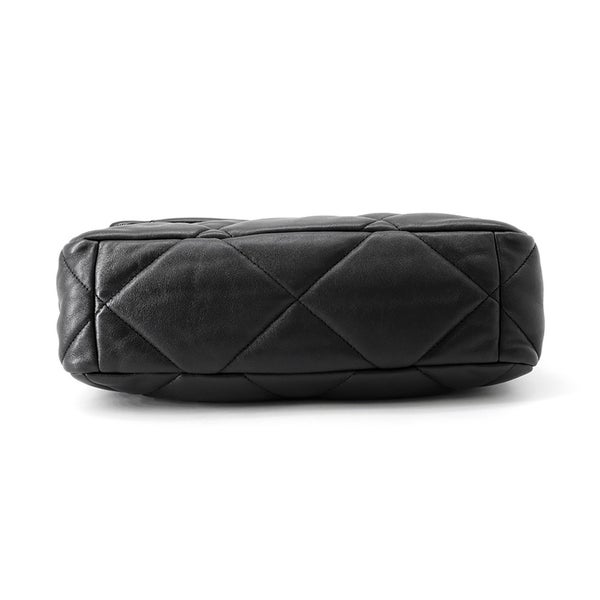 シャネル チェーンショルダーバッグ CHANEL19 ラージ ラムスキン AS1161 CHANEL 2way 黒