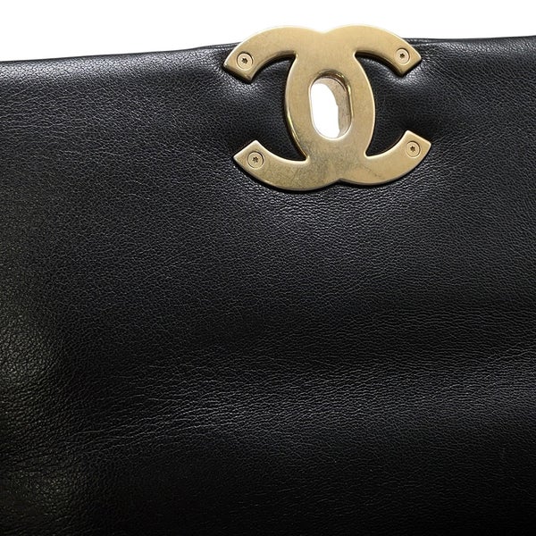 シャネル チェーンショルダーバッグ CHANEL19 ラージ ラムスキン AS1161 CHANEL 2way 黒