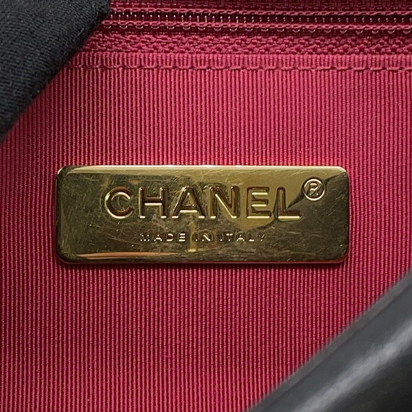シャネル チェーンショルダーバッグ CHANEL19 ラージ ラムスキン AS1161 CHANEL 2way 黒