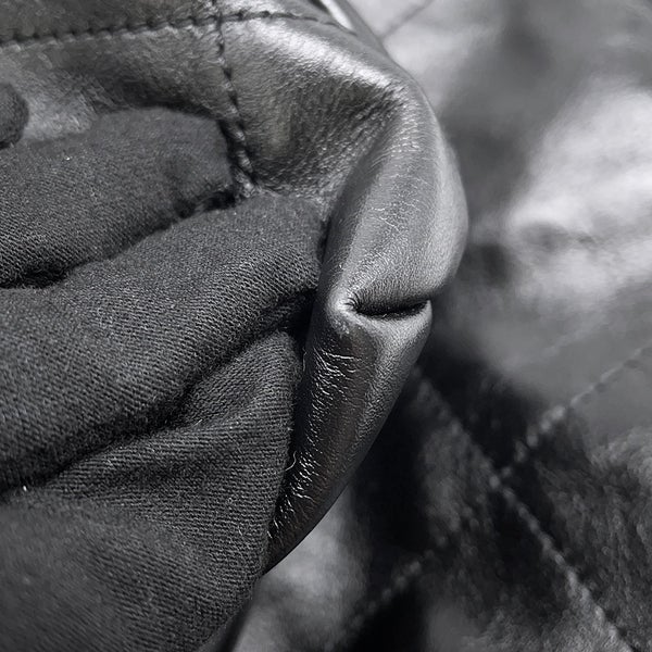 シャネル リュック シャネル22 スモール シャイニーカーフスキン AS3859 CHANEL バックパック バッグ 黒