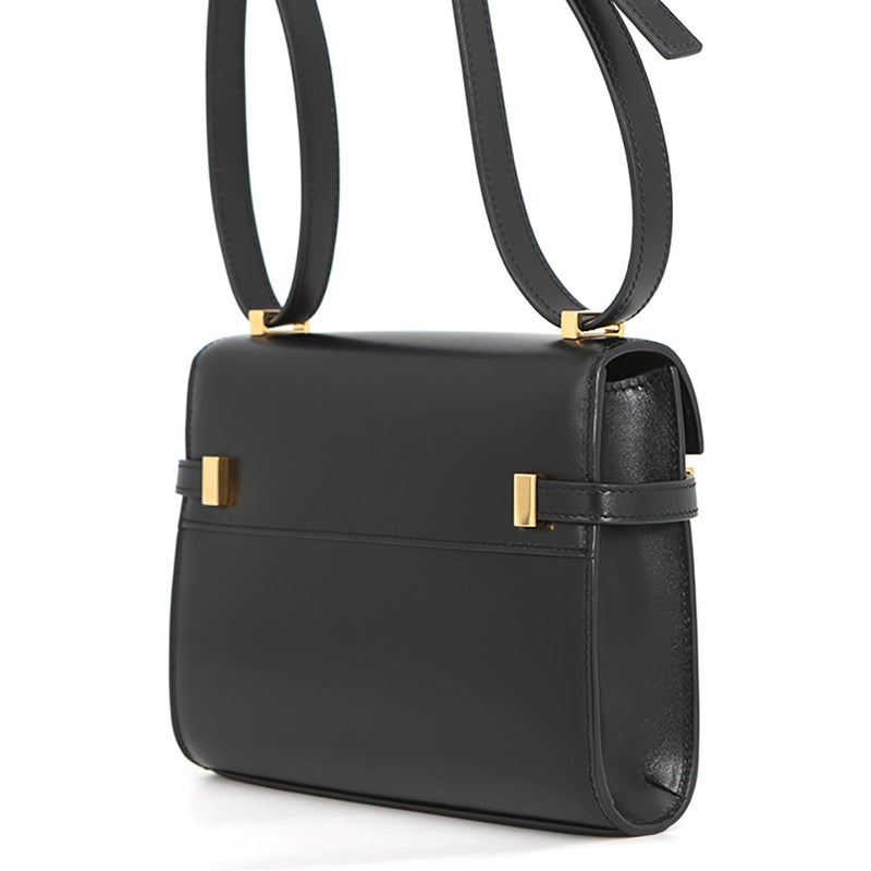 サンローランパリ ショルダーバッグ マンハッタン ミニ レザー 727766 SAINT LAURENT PARIS 黒