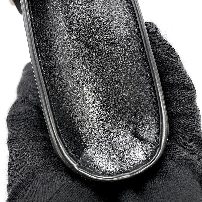 サンローランパリ ショルダーバッグ マンハッタン ミニ レザー 727766 SAINT LAURENT PARIS 黒
