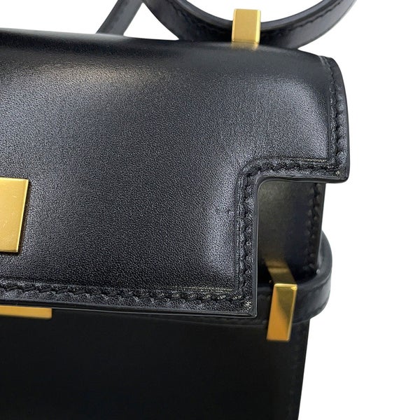 サンローランパリ ショルダーバッグ マンハッタン ミニ レザー 727766 SAINT LAURENT PARIS 黒