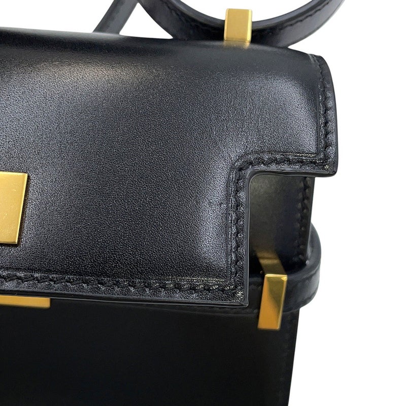 サンローランパリ ショルダーバッグ マンハッタン ミニ レザー 727766 SAINT LAURENT PARIS 黒