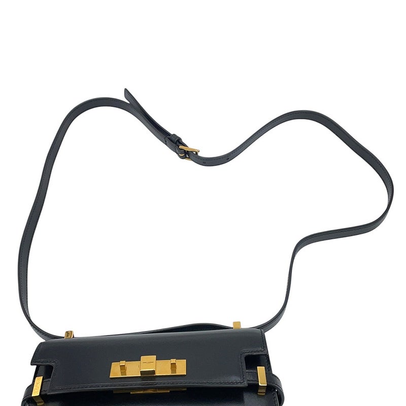 サンローランパリ ショルダーバッグ マンハッタン ミニ レザー 727766 SAINT LAURENT PARIS 黒