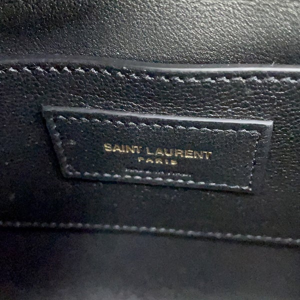 サンローランパリ ショルダーバッグ マンハッタン ミニ レザー 727766 SAINT LAURENT PARIS 黒