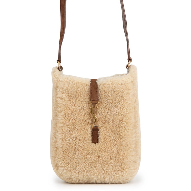 サンローランパリ ショルダーバッグ LE 5 A 7 シアリング レザー 760376 SAINT LAURENT PARIS