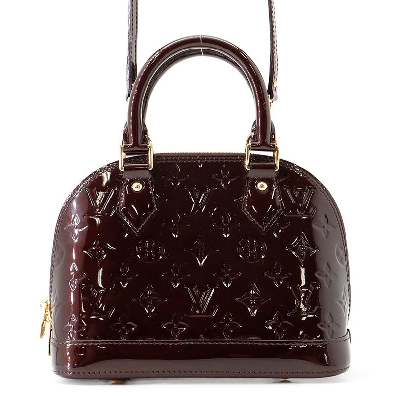 ルイヴィトン ハンドバッグ モノグラム ヴェルニ アルマBB M91678 LOUIS VUITTON ２wayショルダー