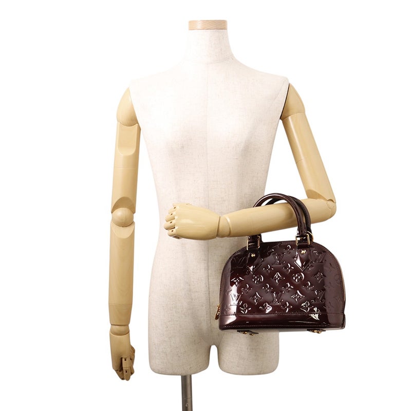 ルイヴィトン ハンドバッグ モノグラム ヴェルニ アルマBB M91678 LOUIS VUITTON ２wayショルダー