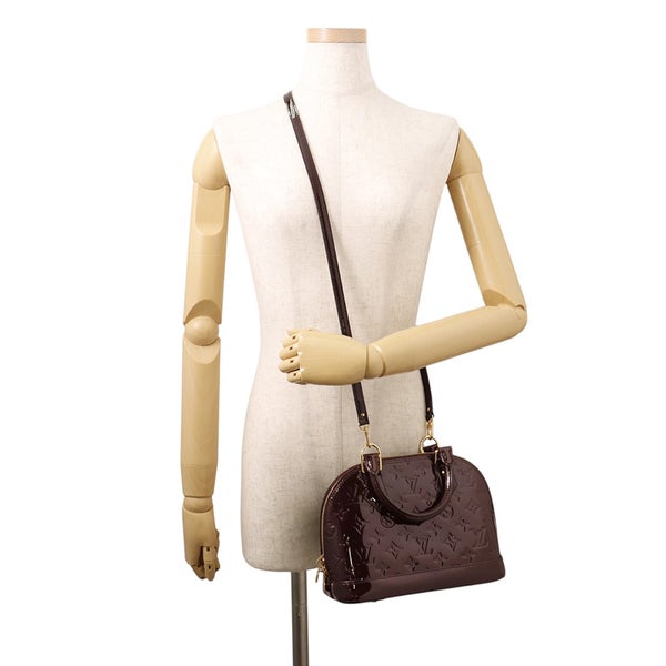 ルイヴィトン ハンドバッグ モノグラム ヴェルニ アルマBB M91678 LOUIS VUITTON ２wayショルダー