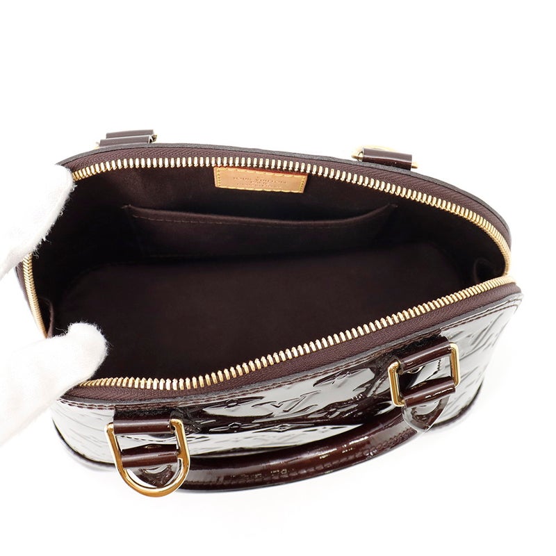 ルイヴィトン ハンドバッグ モノグラム ヴェルニ アルマBB M91678 LOUIS VUITTON ２wayショルダー
