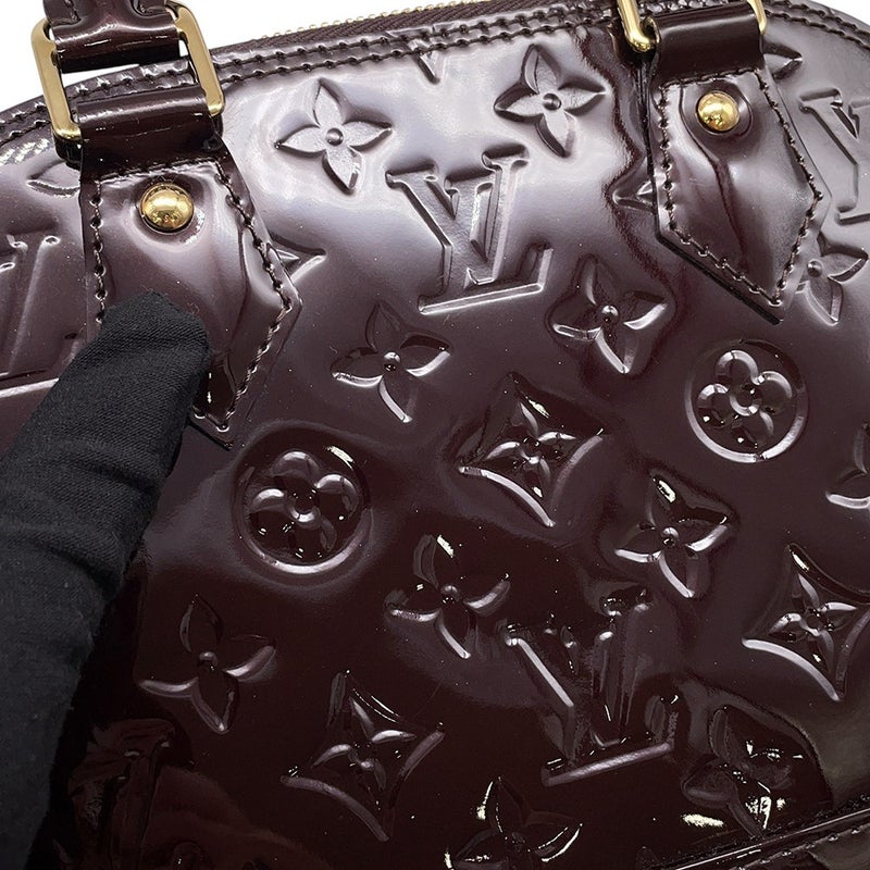 ルイヴィトン ハンドバッグ モノグラム ヴェルニ アルマBB M91678 LOUIS VUITTON ２wayショルダー
