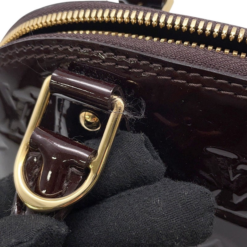 ルイヴィトン ハンドバッグ モノグラム ヴェルニ アルマBB M91678 LOUIS VUITTON ２wayショルダー