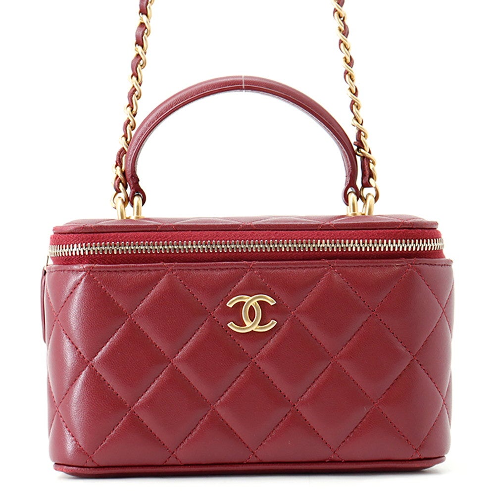 Chanel ショルダーバッグ シャネル チェーンショルダーバッグ マトラッセ ココマーク ヴァニティ