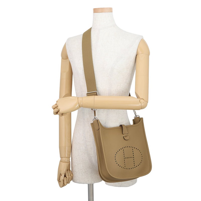 エルメス ショルダーバッグ エブリン3 23 デュンヌ/シルバー金具 トリヨンクレマンス G刻印 HERMES