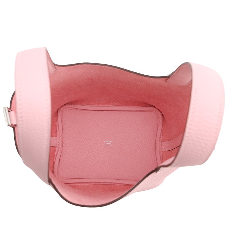 エルメス ハンドバッグ ピコタンロックPM ローズサクラ/シルバー金具 トリヨンクレマンス G刻印 HERMES