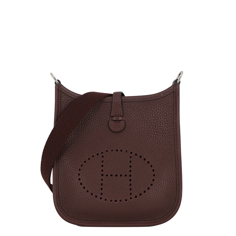 エルメス ショルダーバッグ エブリンTPM 111cm ルージュセリエ/シルバー金具 トリヨンクレマンス Y刻印 HERMES