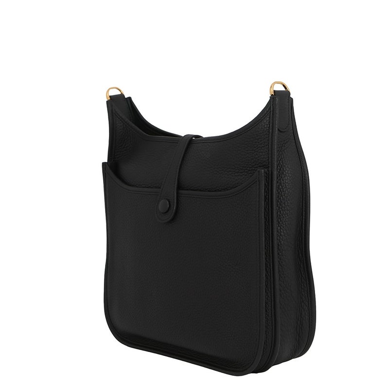 エルメス ショルダーバッグ エブリン3 PM ブラック/ゴールド金具 トリヨンクレマンス W刻印 HERMES 黒