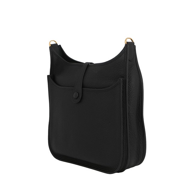 エルメス ショルダーバッグ エブリン3 PM ブラック/ゴールド金具 トリヨンクレマンス W刻印 HERMES 黒