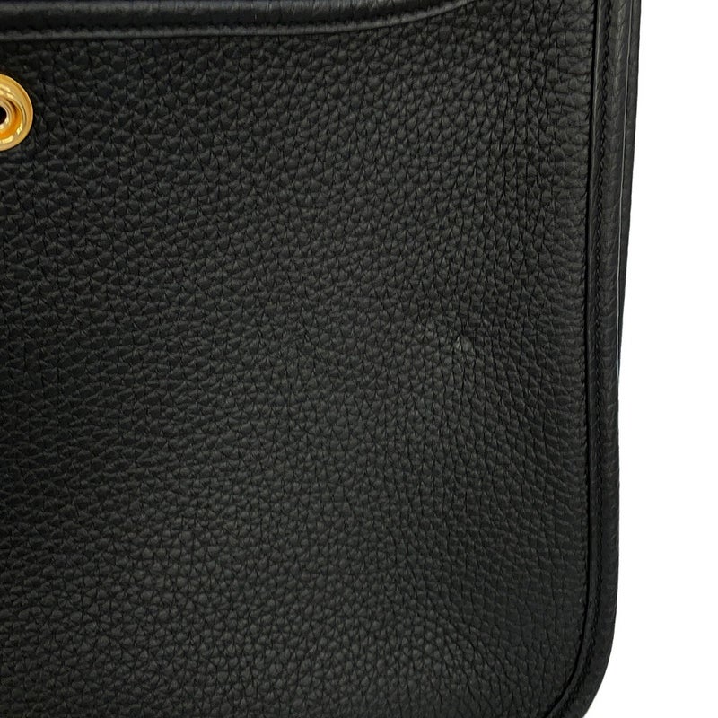 エルメス ショルダーバッグ エブリン3 PM ブラック/ゴールド金具 トリヨンクレマンス W刻印 HERMES 黒