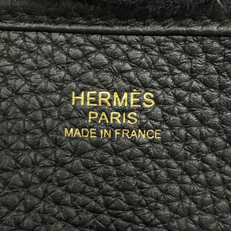 エルメス ショルダーバッグ エブリン3 PM ブラック/ゴールド金具 トリヨンクレマンス W刻印 HERMES 黒