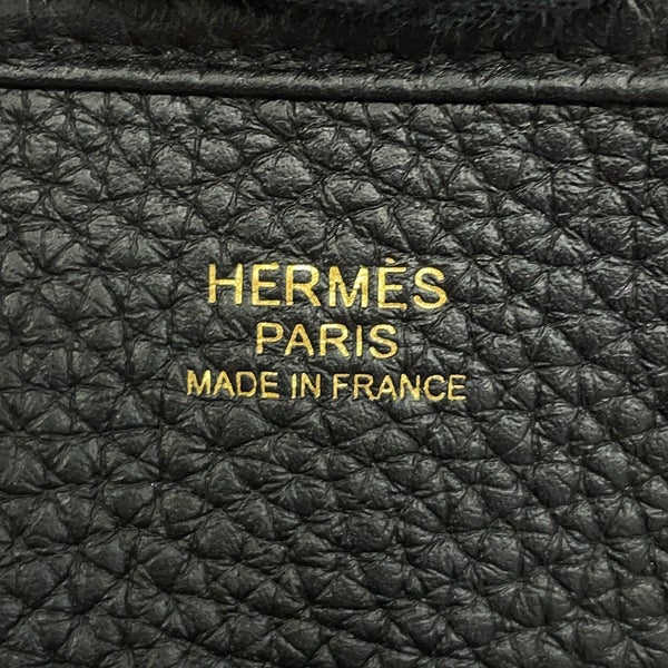 エルメス ショルダーバッグ エブリン3 PM ブラック/ゴールド金具 トリヨンクレマンス W刻印 HERMES 黒