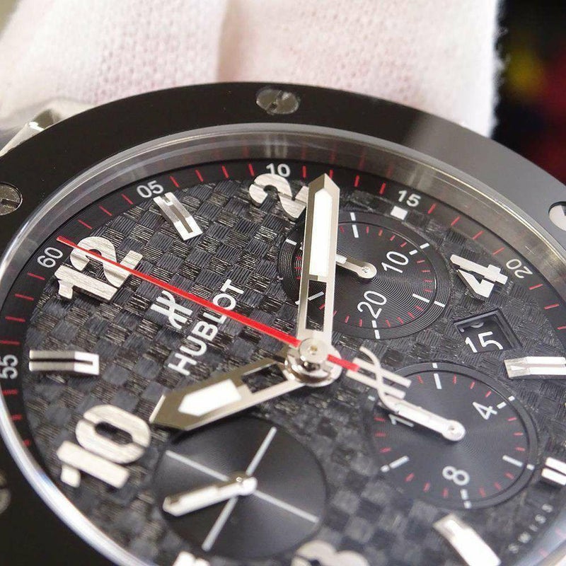 ウブロ ビッグバン スチール セラミック 301.SB.131.RX HUBLOT 腕時計 黒文字盤