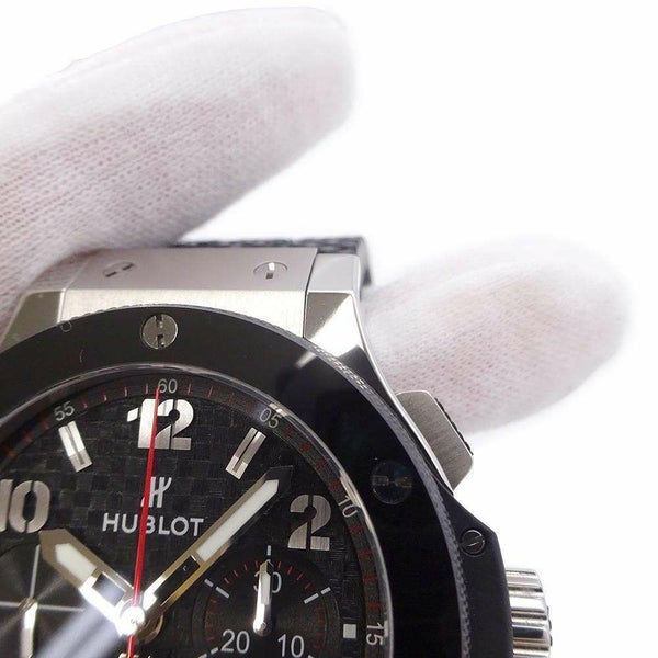 ウブロ ビッグバン スチール セラミック 301.SB.131.RX HUBLOT 腕時計 黒文字盤