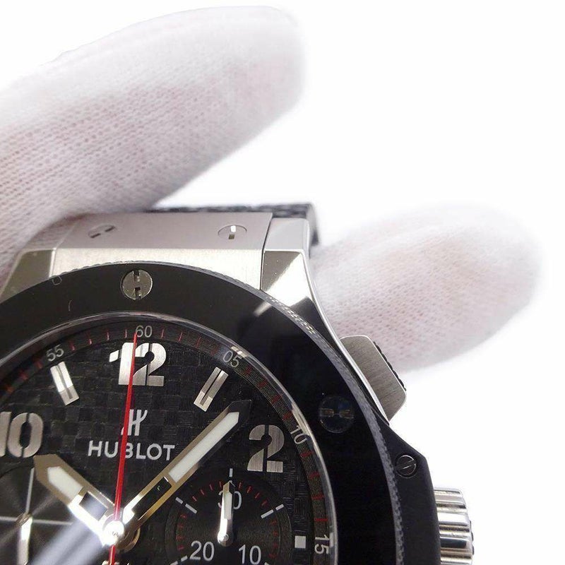 ウブロ ビッグバン スチール セラミック 301.SB.131.RX HUBLOT 腕時計 黒文字盤