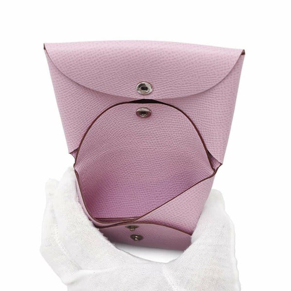 エルメス コインケース カルヴィデュオ モーヴシルベストル/シルバー金具 エプソン U刻印