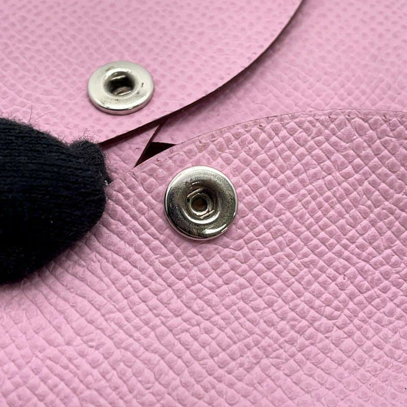 エルメス コインケース カルヴィデュオ モーヴシルベストル/シルバー金具 エプソン U刻印