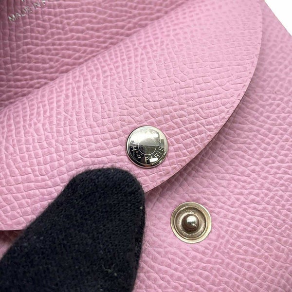 エルメス コインケース カルヴィデュオ モーヴシルベストル/シルバー金具 エプソン U刻印