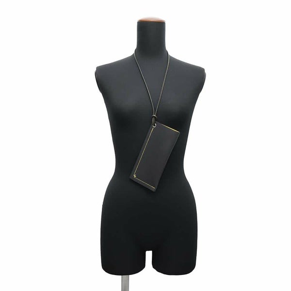 エルメス メガネケース Hセリエ ヴェルソ ブラック/ジョーヌナプル エプソン W刻印 HERMES ポーチ 黒