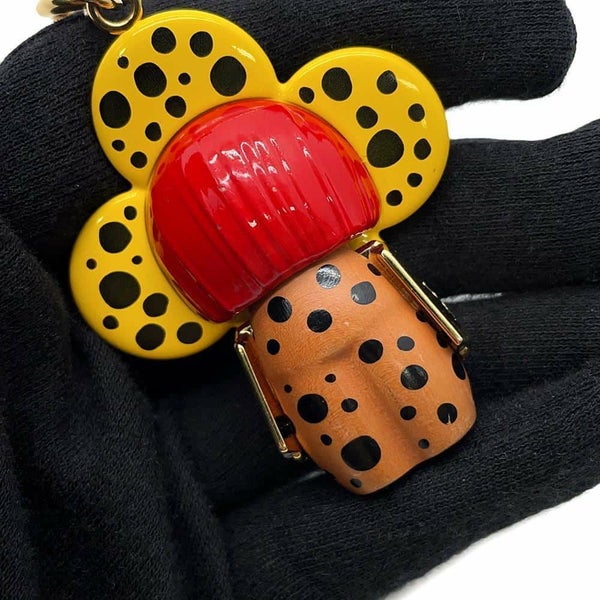 ルイヴィトン キーホルダー LV × YK ヴィヴィエンヌ インフィニティ ドット M01146 ヴィトン 草間彌生