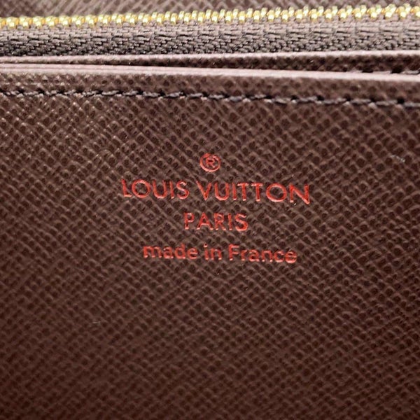 ルイヴィトン 長財布 ダミエ・エベヌ ジッピー・ウォレット N41661 LOUIS VUITTON