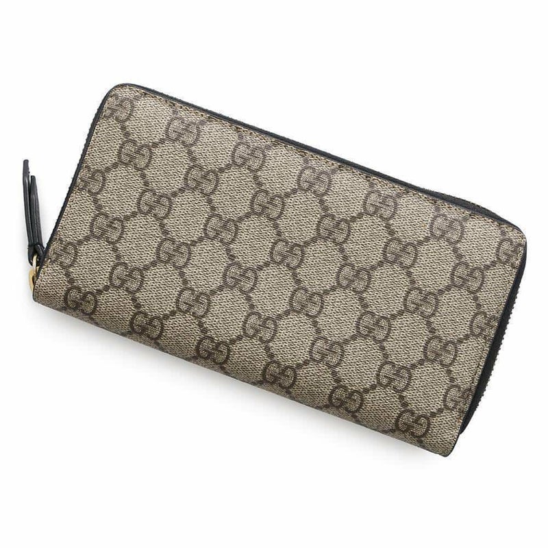 グッチ 長財布 GGスプリーム 410102 GUCCI ラウンドファスナー ロングウォレット